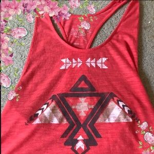 XS/S red,white,grey tank